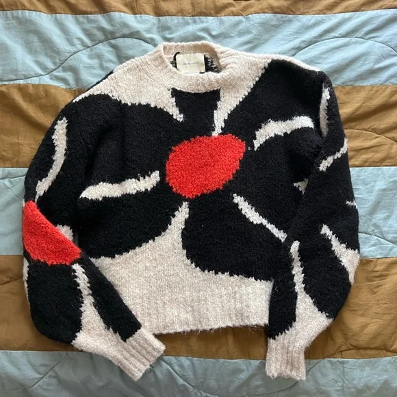 Paloma Wool Black and Cream Sweater - Picture 3 of 4